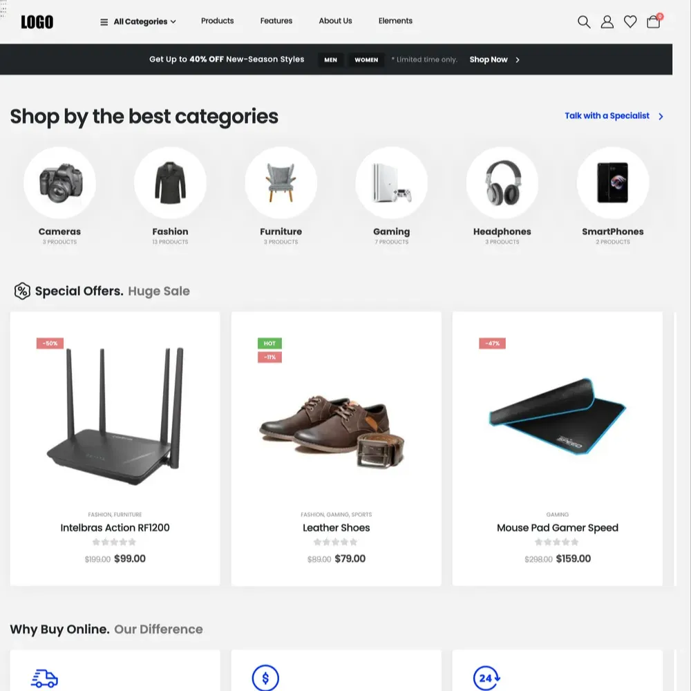 Trend Shop Website Design (1) Trend Shop Website Design