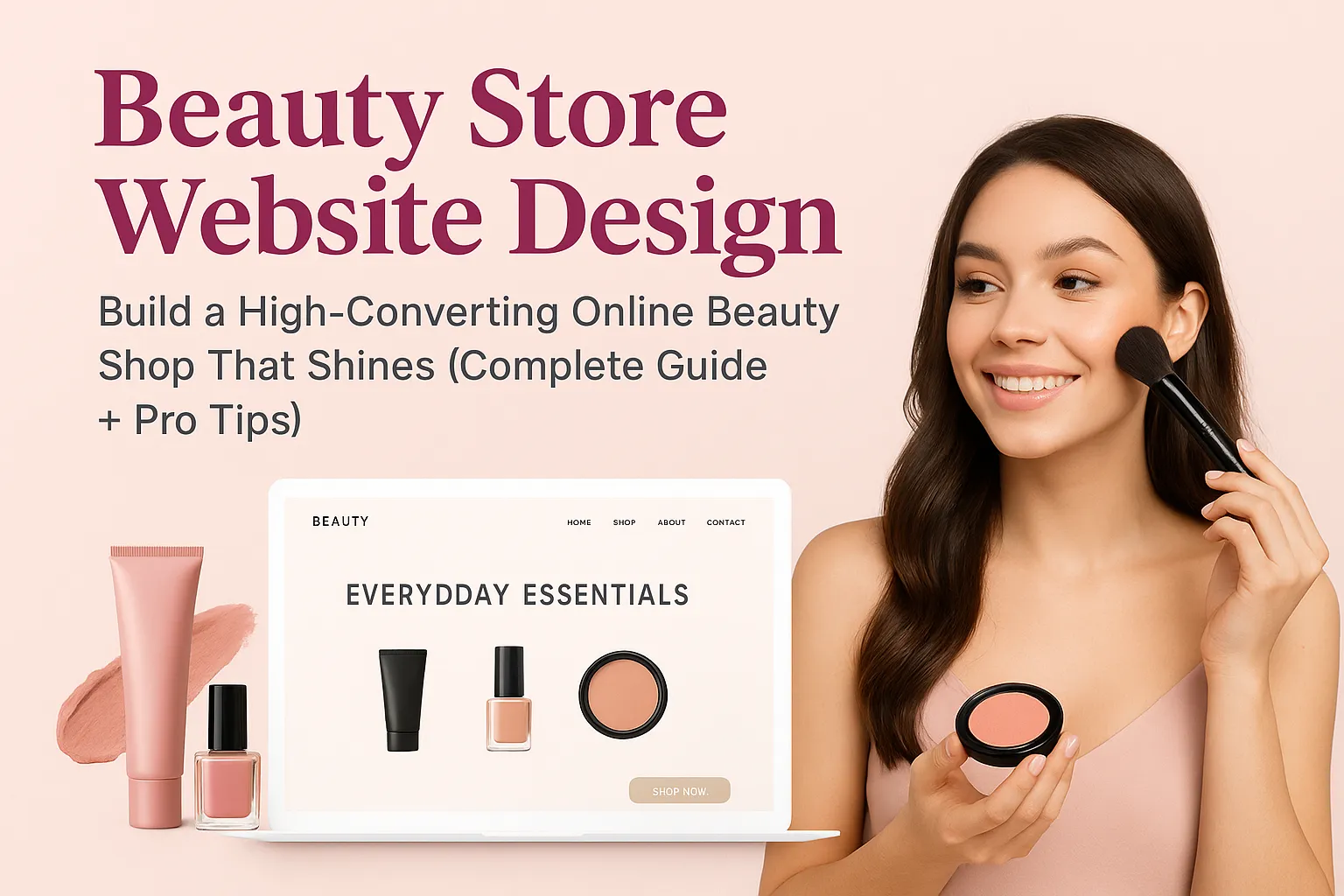 🌸 Beauty Store Website Design: Build a High-Converting Online Beauty Shop That Shines (Complete Guide + Pro Tips)