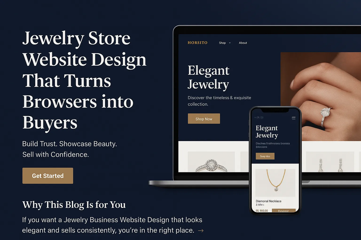 💎 Jewelry Store Website Design That Turns Browsers into Buyers