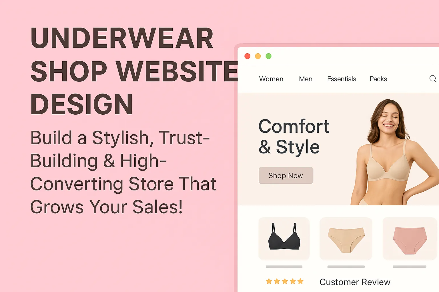 🔥 Underwear Shop Website Design: Build a Stylish, Trust-Building & High-Converting Store That Grows Your Sales!