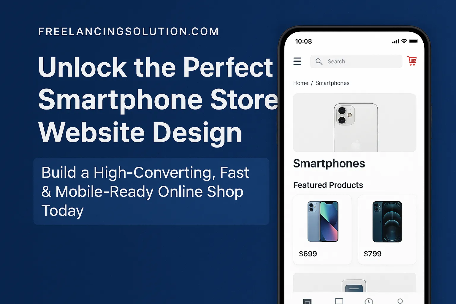 Unlock the Perfect Smartphone Store Website Design