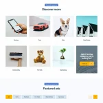 Ad Listings Website Design with Free VPS Web Hosting