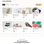Advertisement Listings Website Design with Free VPS Web Hosting
