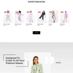 Apparel Shop Website Design with Free VPS Web Hosting