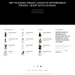 Apparel Shop Website Design with Free VPS Web Hosting
