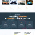 Car Listings Website Design with Free VPS Web Hosting