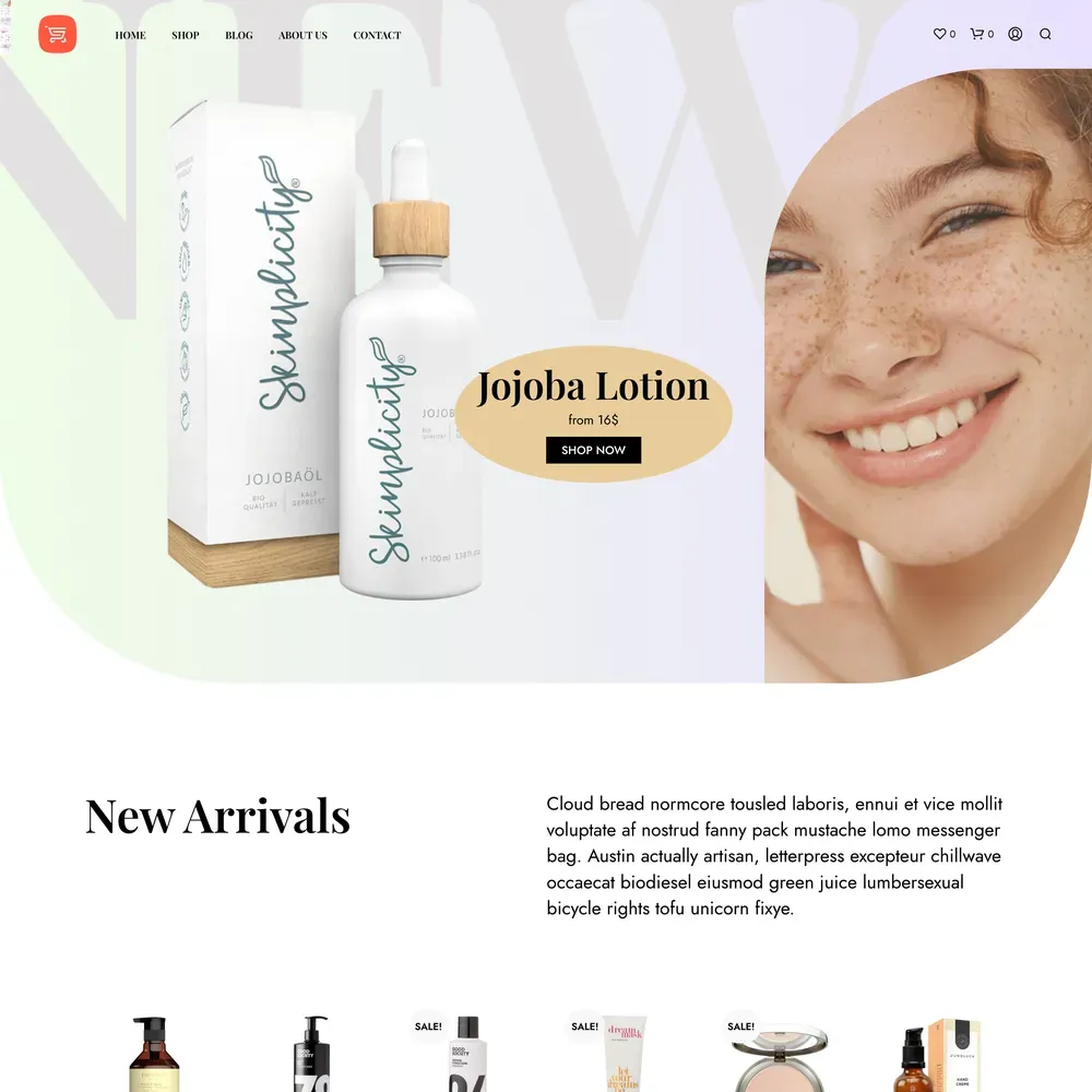 Cosmetic Store Website Design with Free VPS Web Hosting (1) Cosmetic Store Website Design with Free VPS Web Hosting