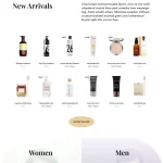 Cosmetic Store Website Design with Free VPS Web Hosting
