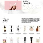 Cosmetic Store Website Design with Free VPS Web Hosting