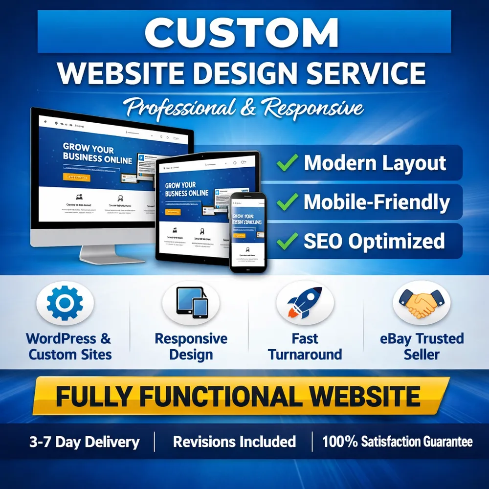 Custom Website Design Service | Responsive WordPress Website Custom Website Design Service | Responsive WordPress Website