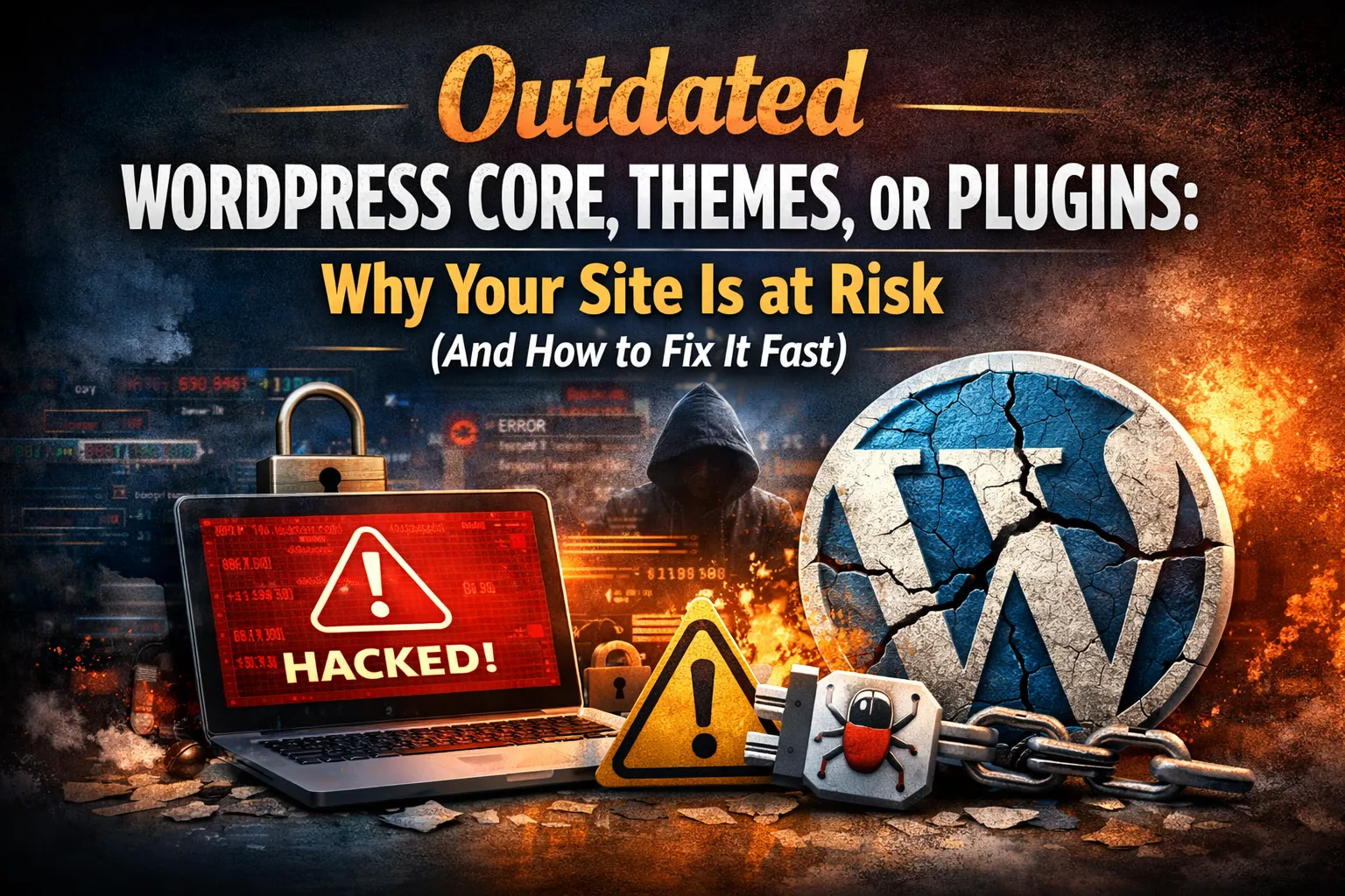 Outdated WordPress Outdated WordPress Core, Themes, or Plugins Why Your Site Is at Risk (And How to Fix It Fast)