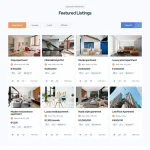 Property Listings Website Design with Free VPS Web Hosting
