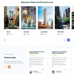 Property Listings Website Design with Free VPS Web Hosting
