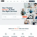 Service Listings Website Design with Free VPS Web Hosting