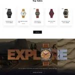 Watch Shop Website Design with Free VPS Web Hosting