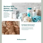 Baby Products Website Design with Free VPS Web Hosting