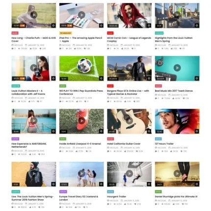 Live Movie Website Design with Free VPS Web Hosting