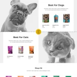 Pet Care Store Website Design with Free VPS Web Hosting