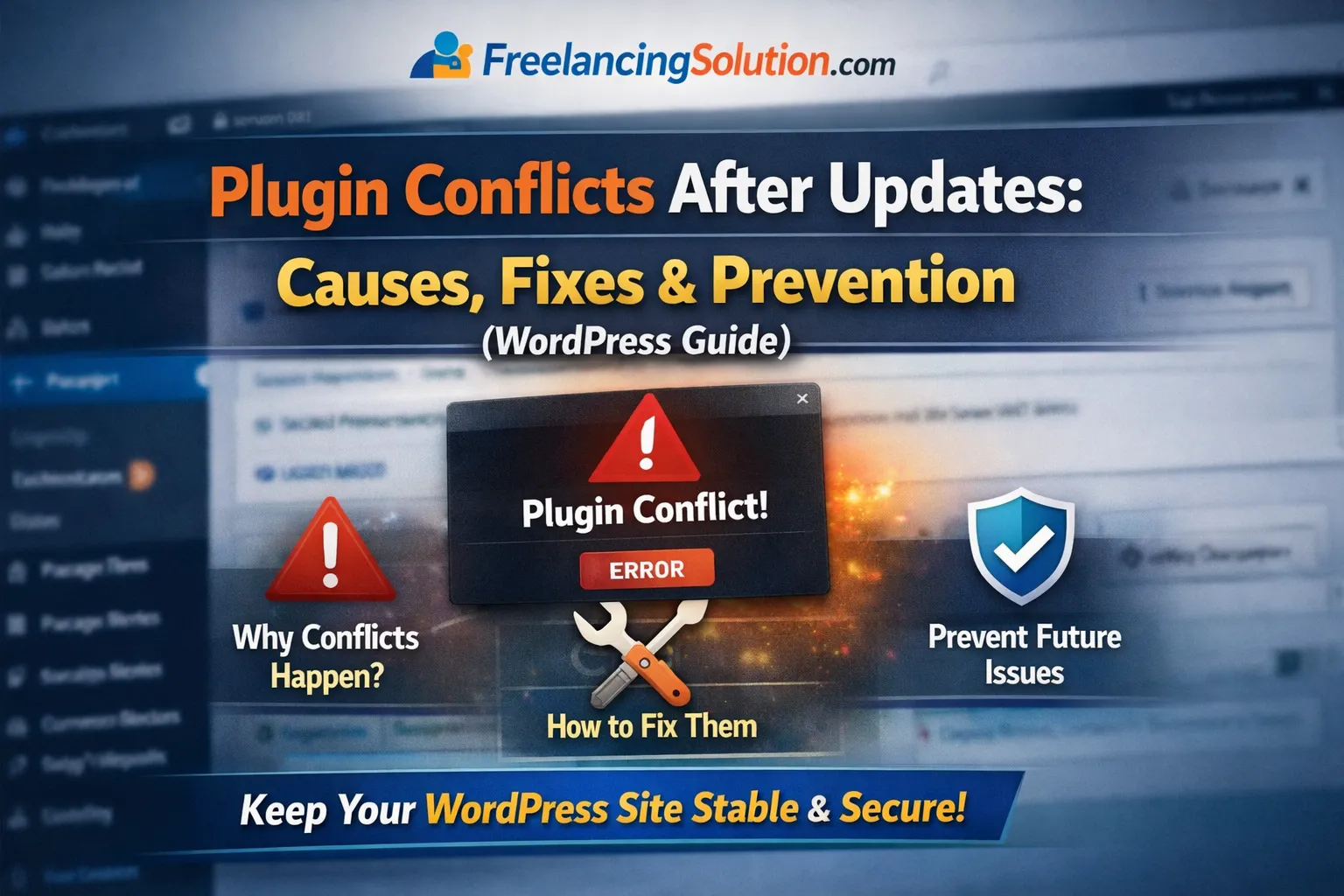Plugin Conflicts After Updates: Causes, Fixes & Prevention (WordPress Guide)