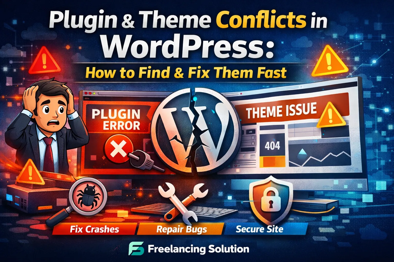 Plugin & Theme Conflicts in WordPress: How to Find and Fix Them Fast