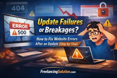 Update Failures or Breakages: How to Fix Website Errors After an Update (Step-by-Step)