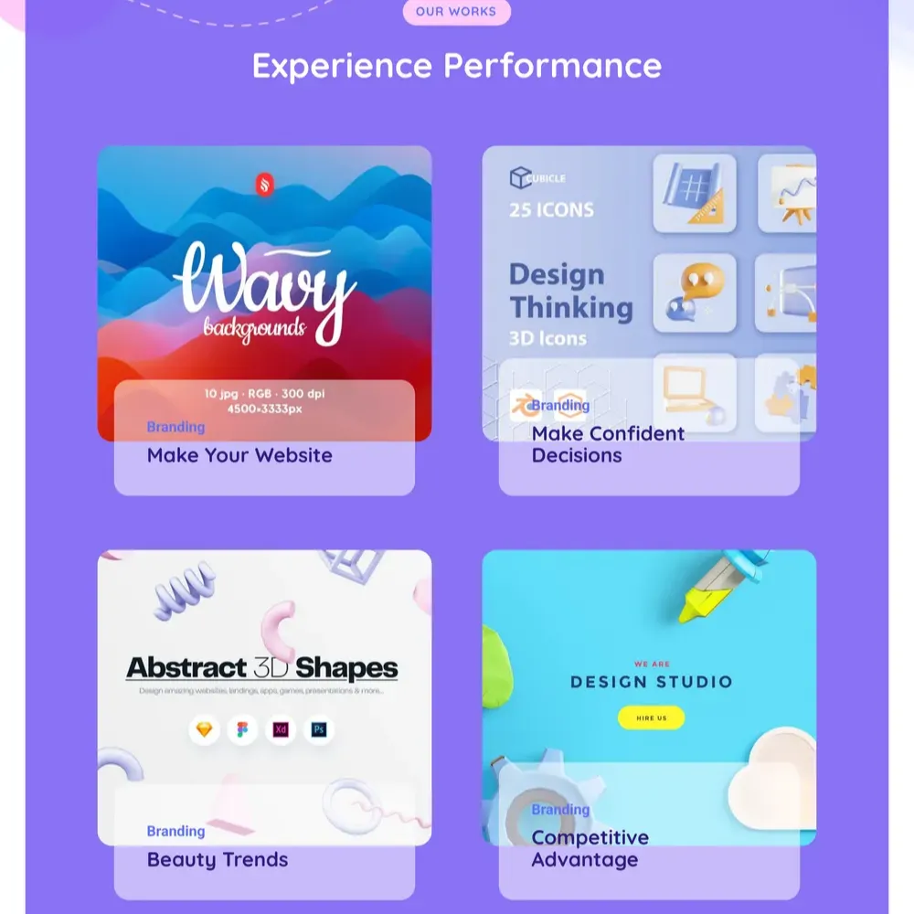 3D Agency Website Design with Free VPS Web Hosting
