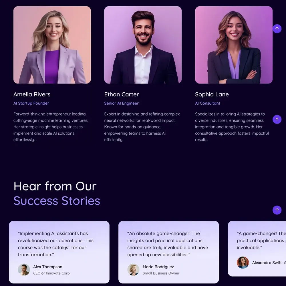 AI Course Website Design with Free VPS Web Hosting
