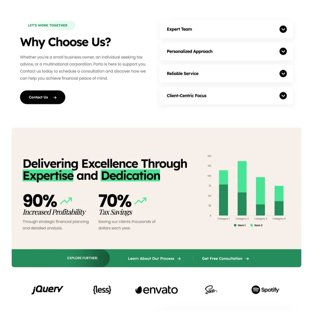 Accounting Services Website Design with Free VPS Web Hosting