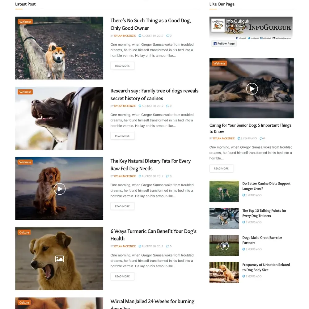 Animal Care Website Design with Free VPS Web Hosting