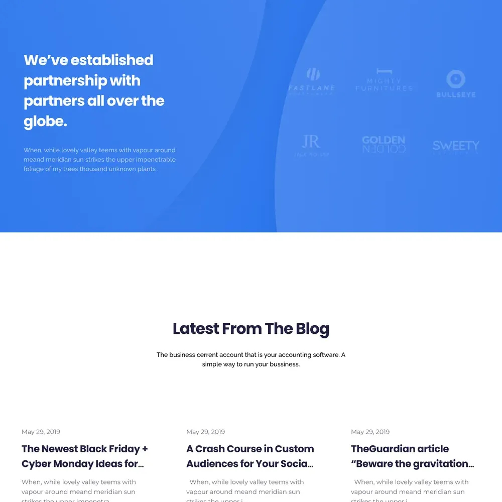 App Landing Website Design with Free VPS Web Hosting
