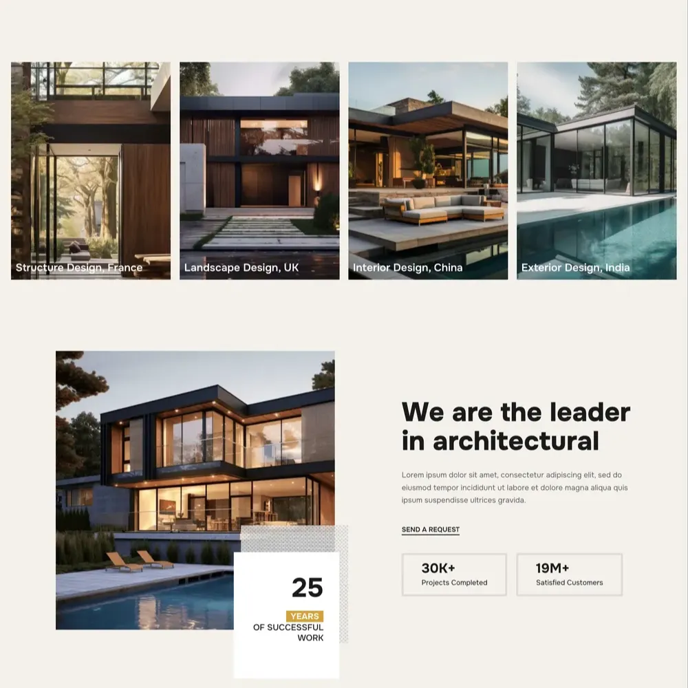 Architecture Studio Website Design with Free Web Hosting