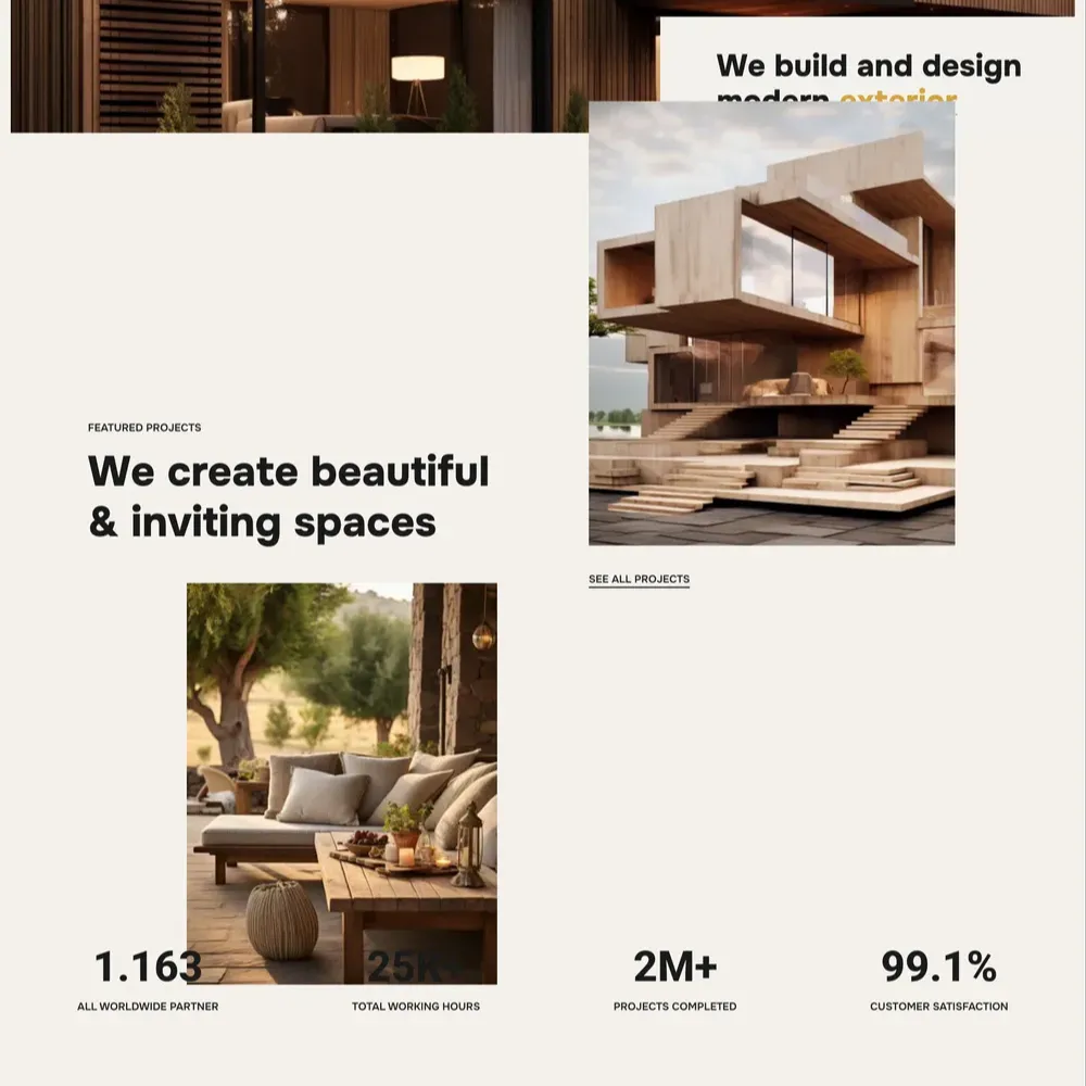 Architecture Studio Website Design with Free Web Hosting