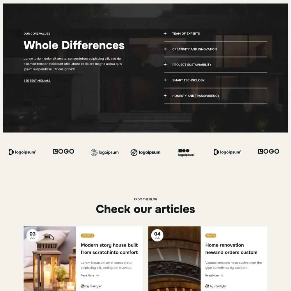 Architecture Studio Website Design with Free Web Hosting