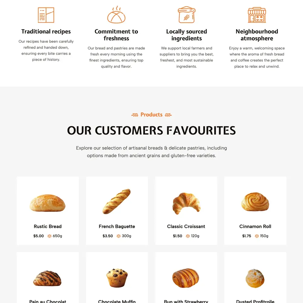 Bakery Business Website Design with Free VPS Web Hosting