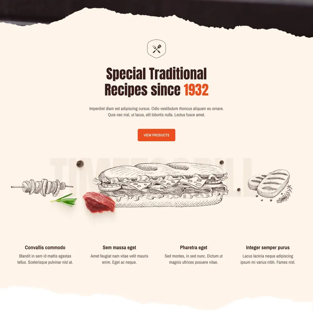 Barbeque Website Design with Free Web Hosting