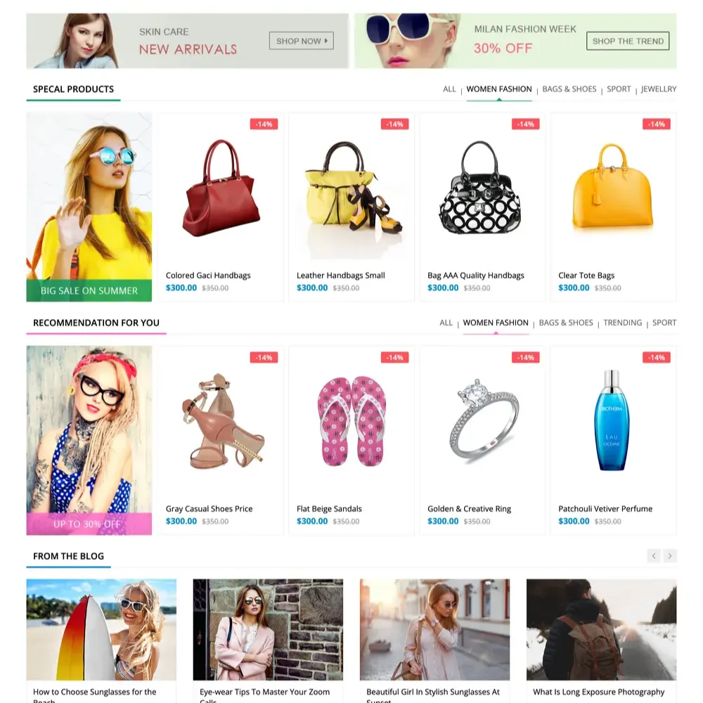 Best eCommerce Website Design with Free VPS Web Hosting