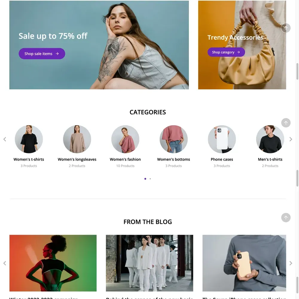 Brand Shop Website Design with Free VPS Web Hosting
