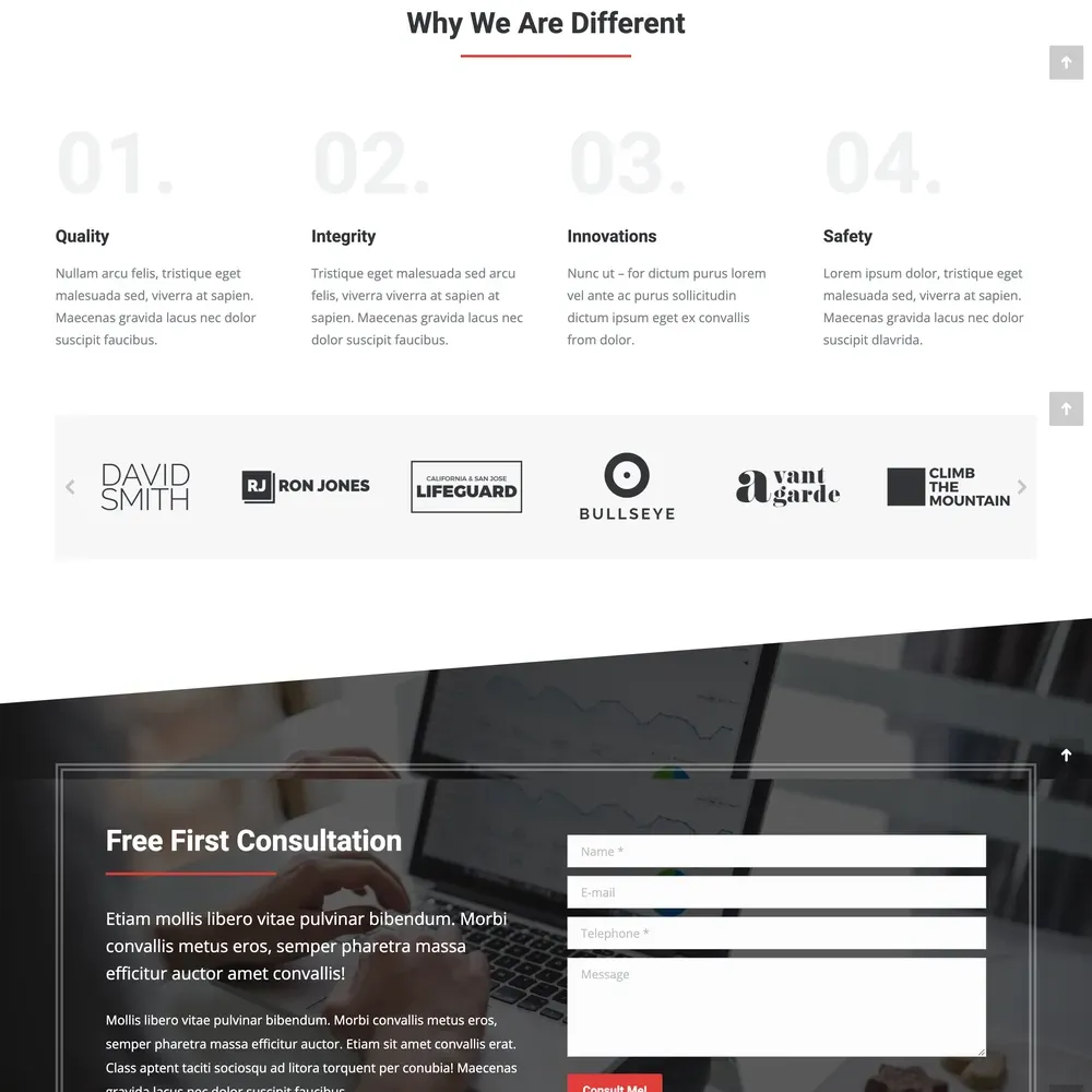Business Company Website Design with Free VPS Web Hosting