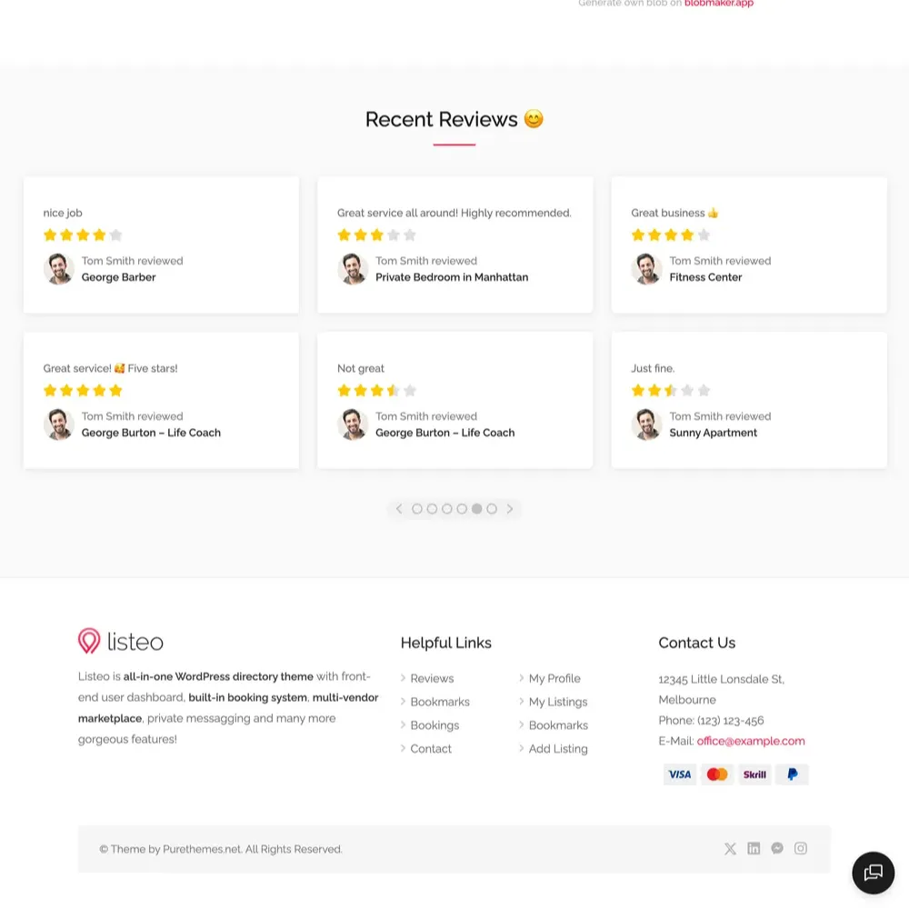 Business Listing Website Design with Free VPS Web Hosting