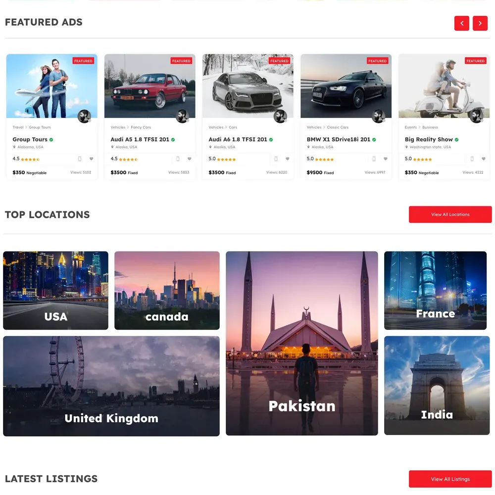 Classified Website Design with Free VPS Web Hosting