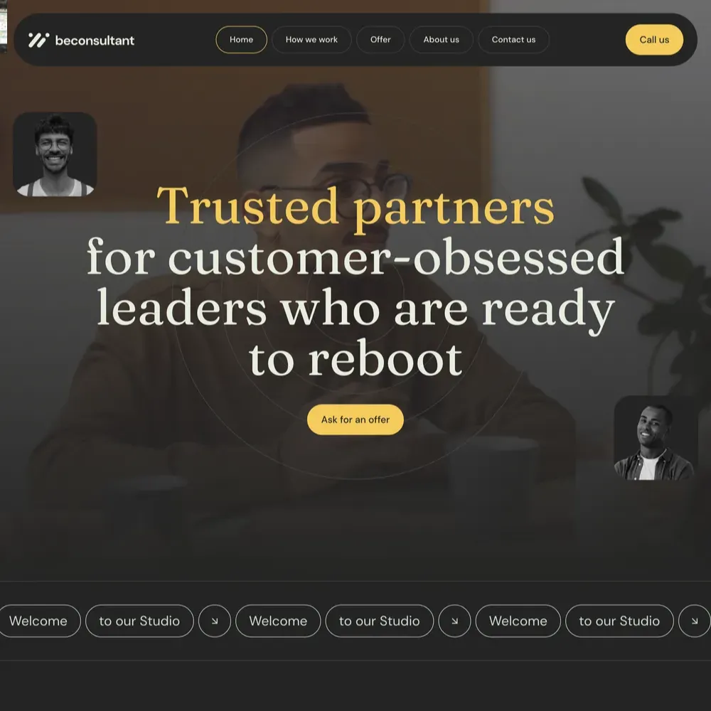 Consultant Website Design with Free Web Hosting