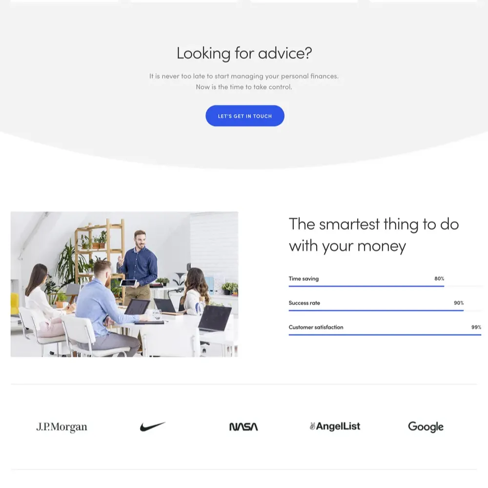 Consulting Website Design with Free VPS Web Hosting
