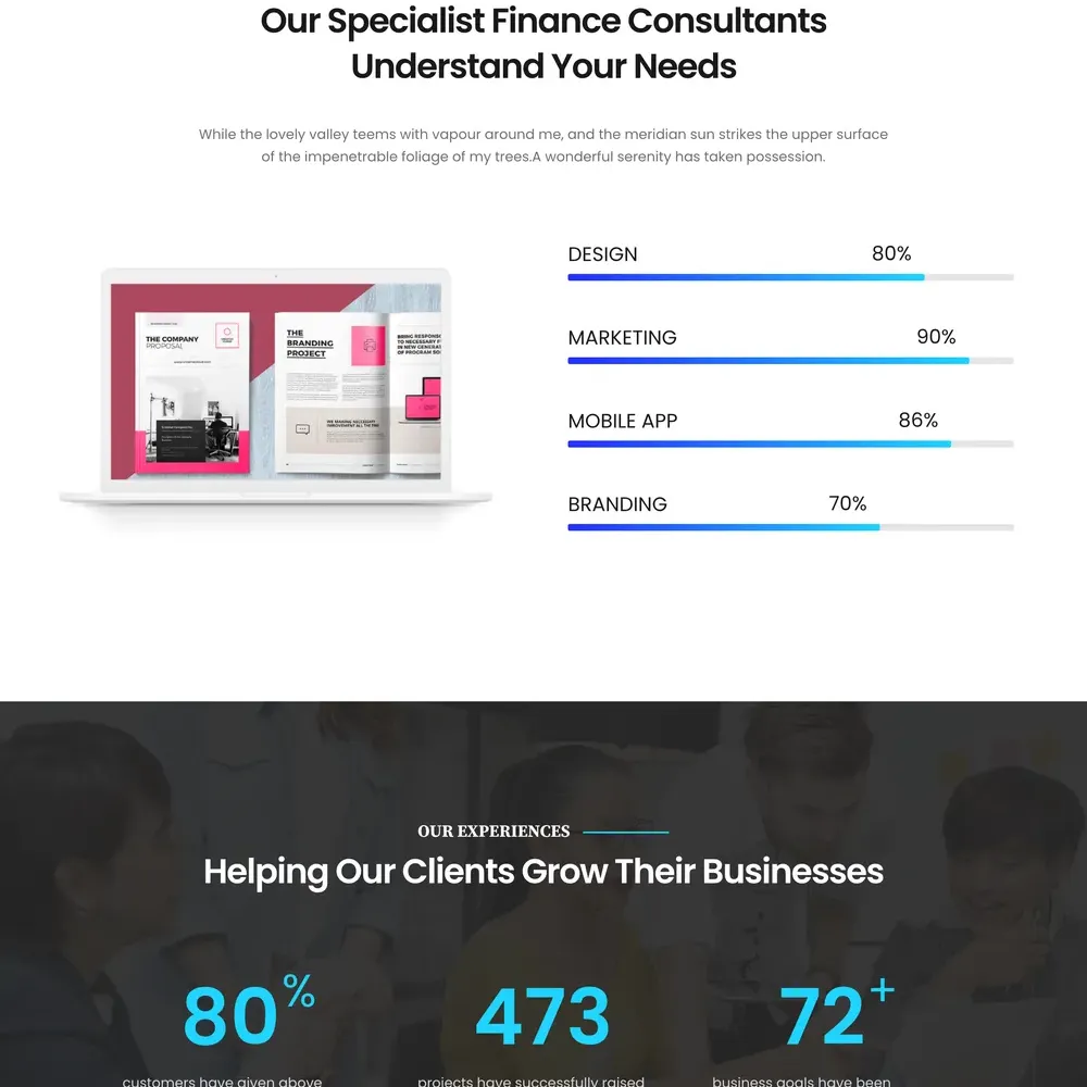 Corporate Agency Website Design with Free VPS Web Hosting