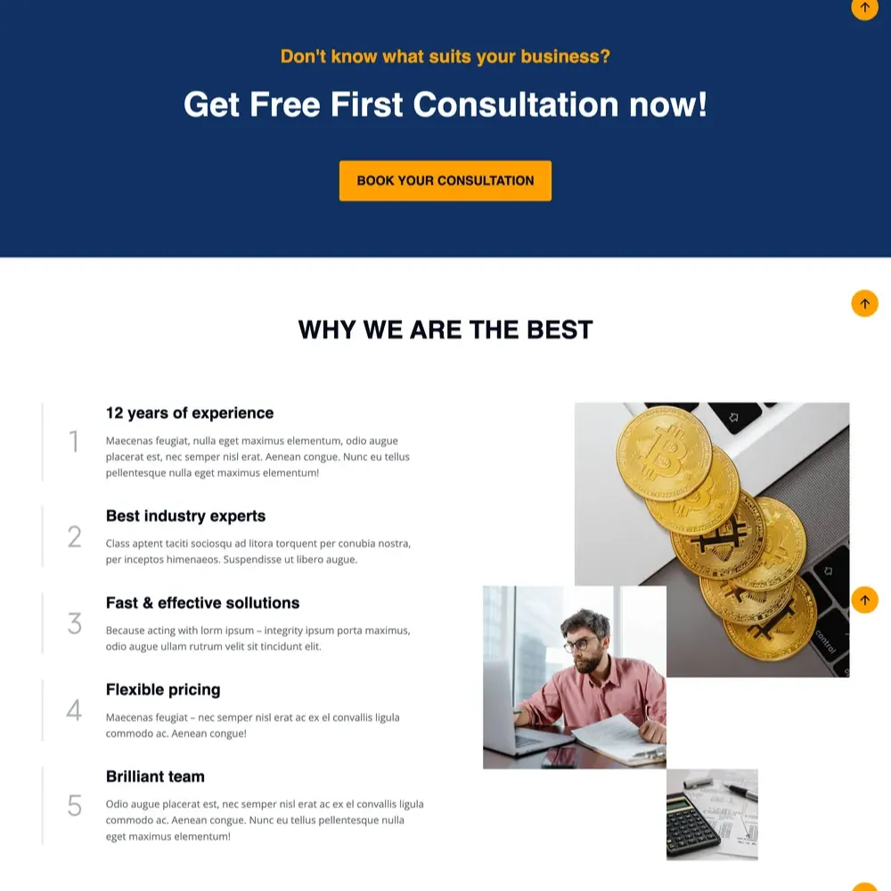 Corporate Business Website Design with Free VPS Web Hosting