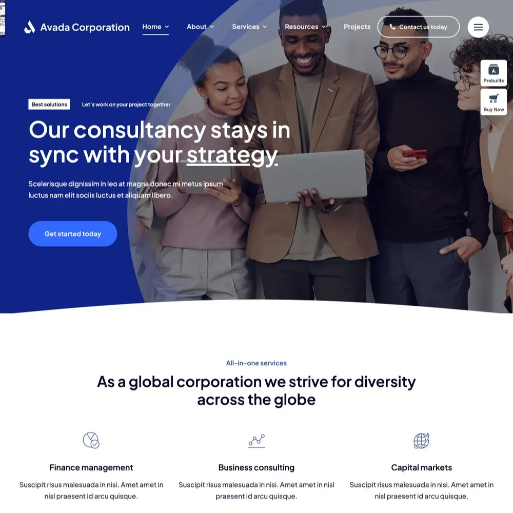 Corporation Website Design with Free VPS Web Hosting