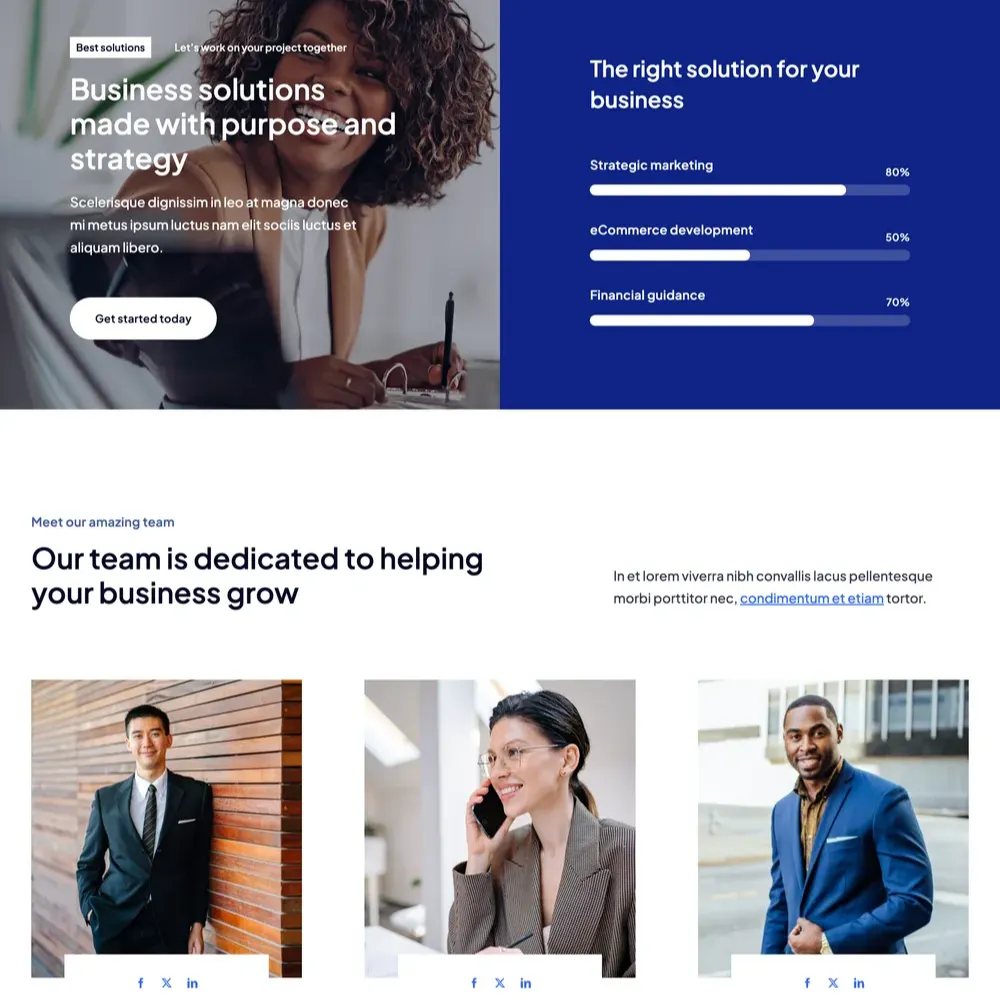 Company Website Design with Free VPS Web Hosting