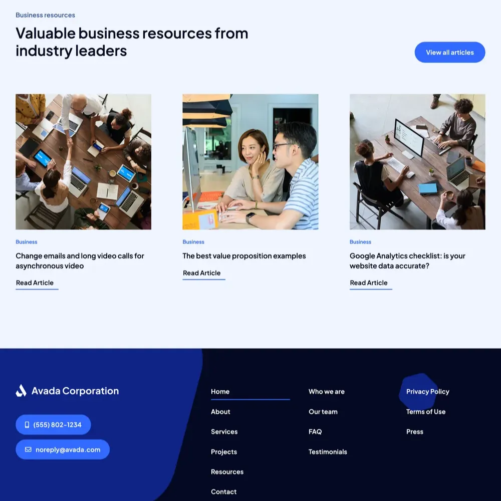 Company Website Design with Free VPS Web Hosting