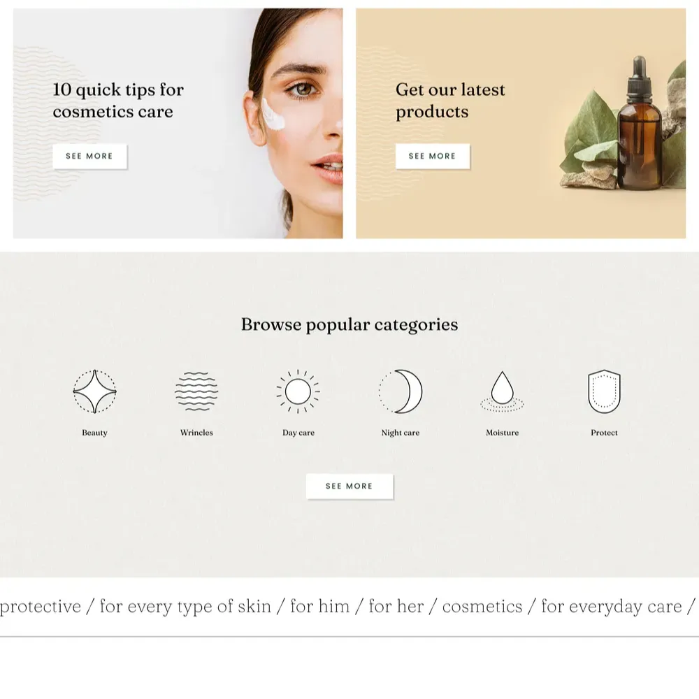 Cosmetics Website Design with Free Web Hosting (1)