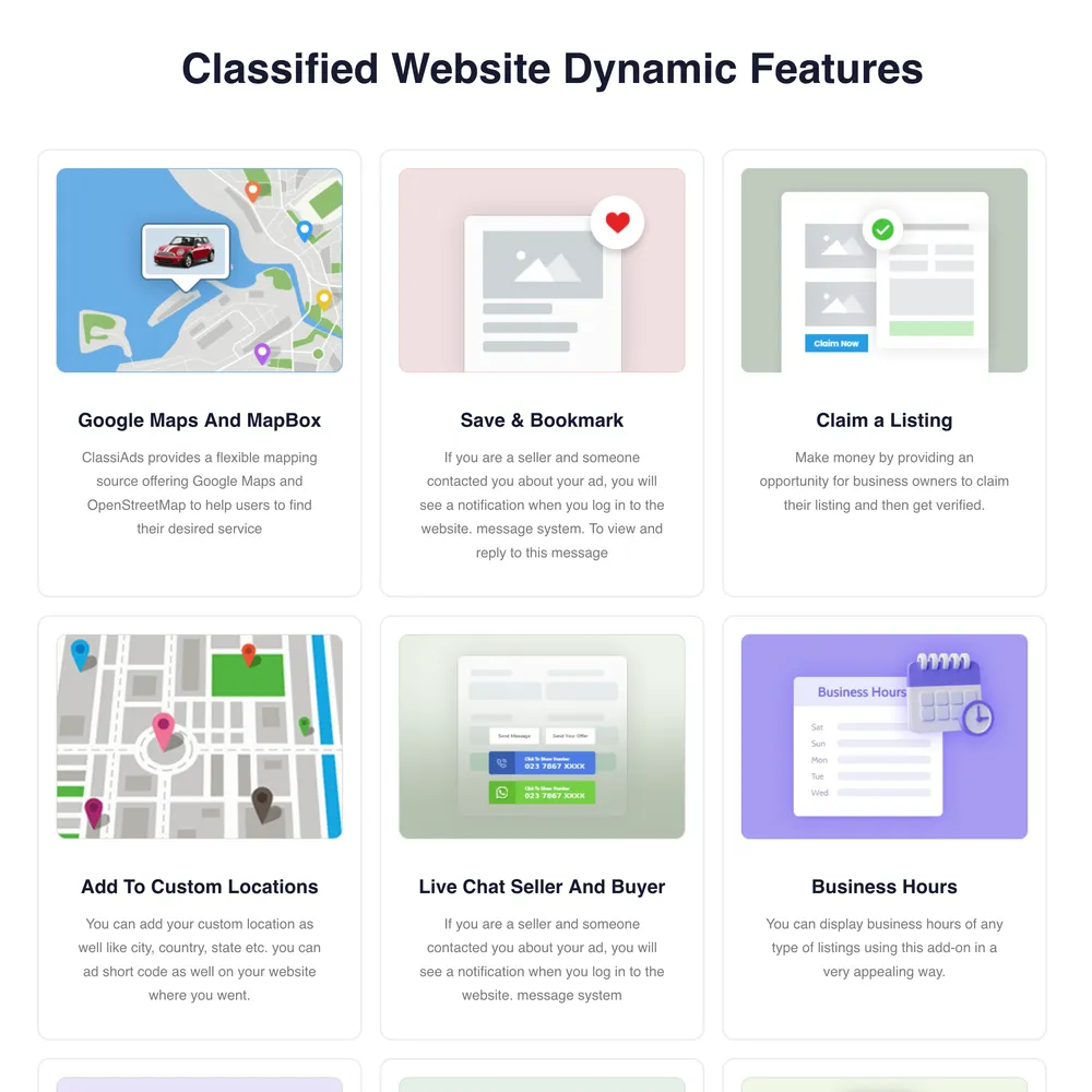 Craigslist Classified Website Design with Free VPS Web Hosting