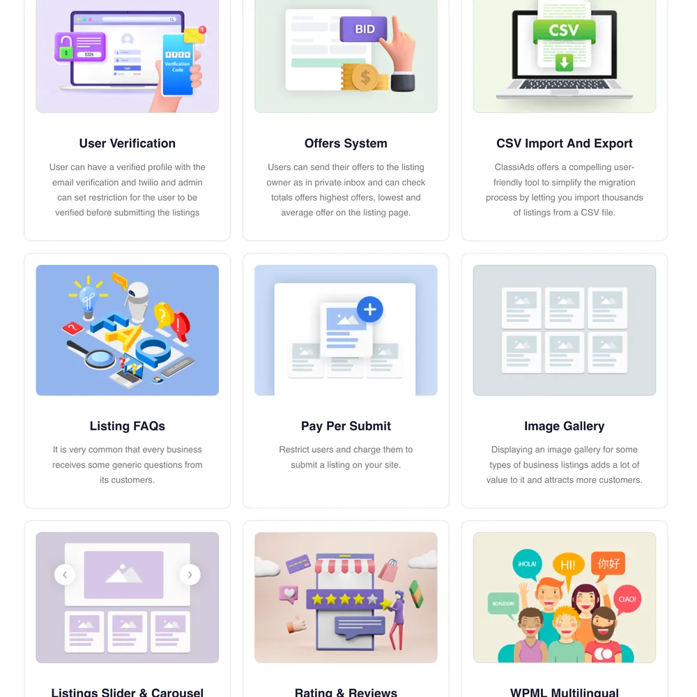 Craigslist Classified Website Design with Free VPS Web Hosting